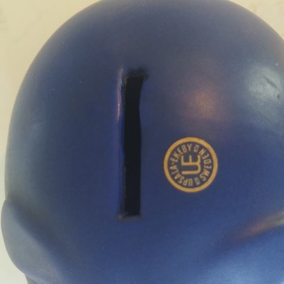 Vintage, Rare Upsala Ekeby Blue Piggy Bank from Sweden - Picture 2 of 5